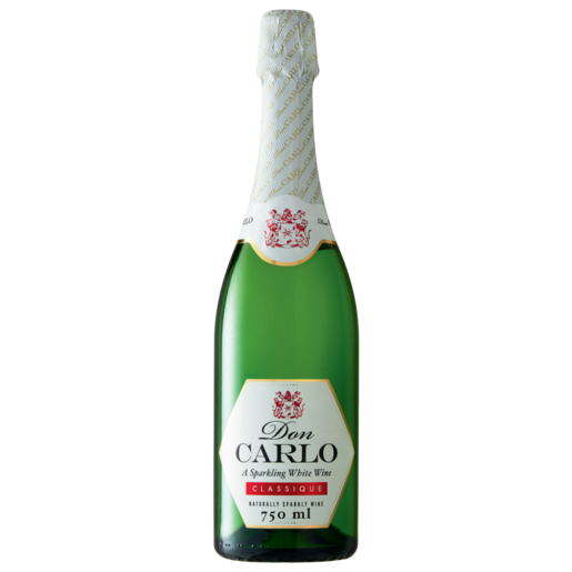 Don Carlo Classique Sparkling White Wine Bottle 750ml