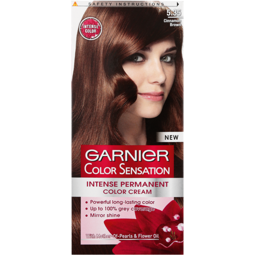 Garnier Colour Sensation 5.35 Cinnamon Brown Hair Colour