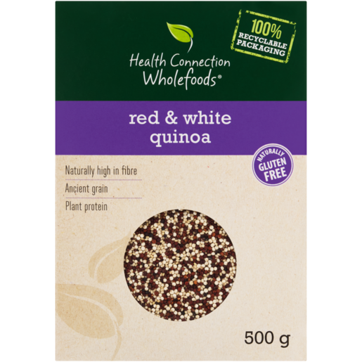 Health Connection Wholefoods Red & White Quinoa 500g