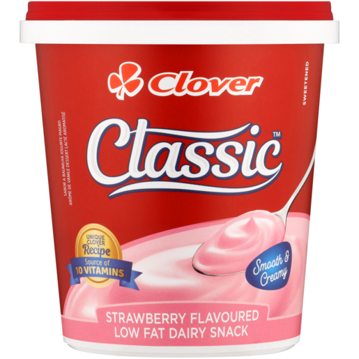 Clover Classic Strawberry Flavoured Low Fat Dairy Snack 1kg 