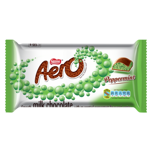 Aero Peppermint Milk Chocolate Slab 135g