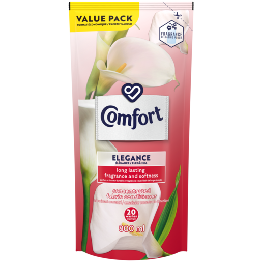 Comfort Elegance Concentrated Laundry Fabric Softener Refill 800ml