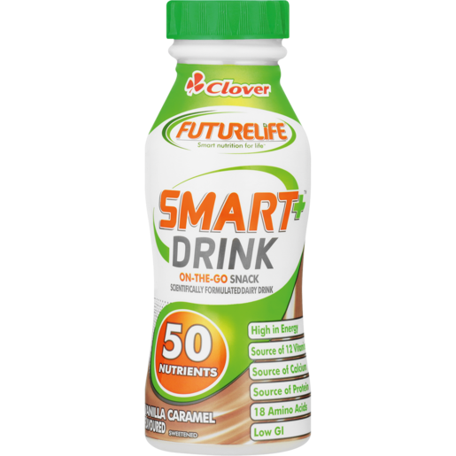 Clover Futurelife Smart Drink Vanilla & Caramel Flavoured Milk 250ml