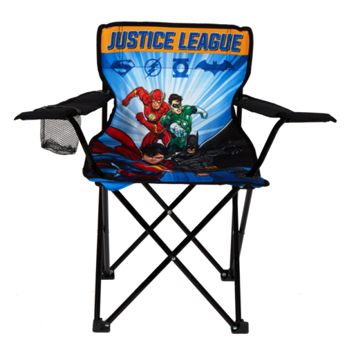 Justice League Kiddies Orange & Blue Camping Chair