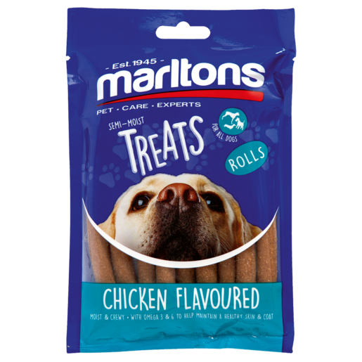 Marltons Chicken Flavoured Dog Treat Rolls 120g