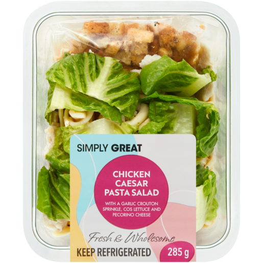 Simply Great Chicken Caesar Pasta Salad 250g