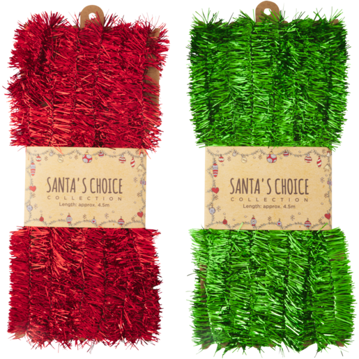 Santa's Choice Collection Christmas Tinsel Wire (Assorted item - Supplied At Random)