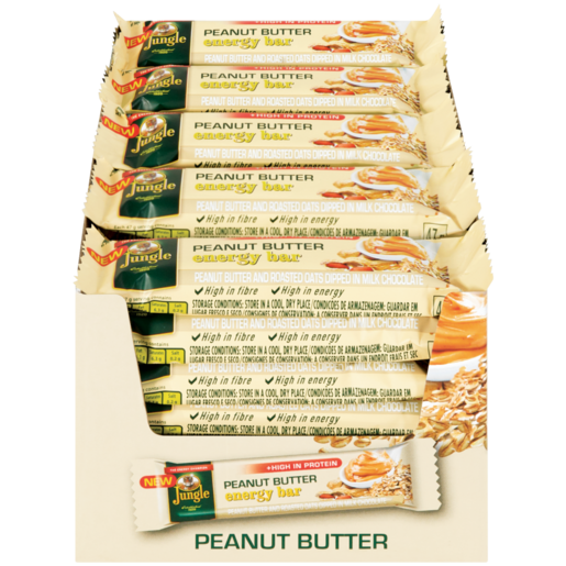 Jungle Peanut Butter Flavoured Energy Bars 30 x 47g