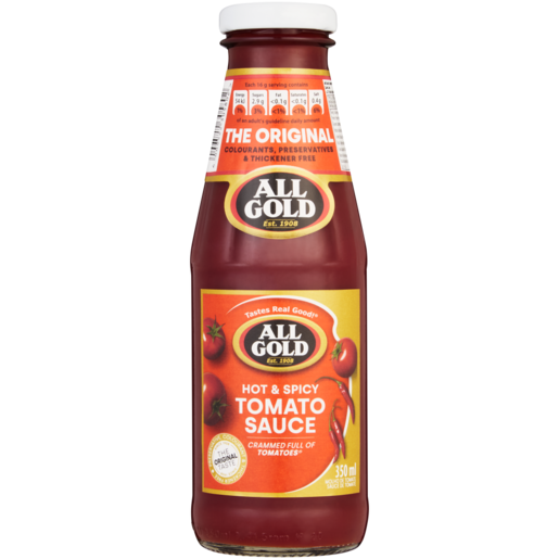 ALL GOLD Hot & Spicy Tomato Sauce 350ml