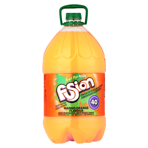 Fusion Mango & Orange Flavoured Concentrated Dairy Blend 5L
