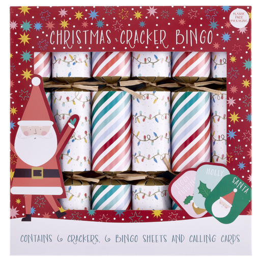 Christmas Crackers Game 6 Piece (Design May Vary)