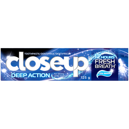 Close Up Cool Breeze Deep Action Whitening Toothpaste 125g
