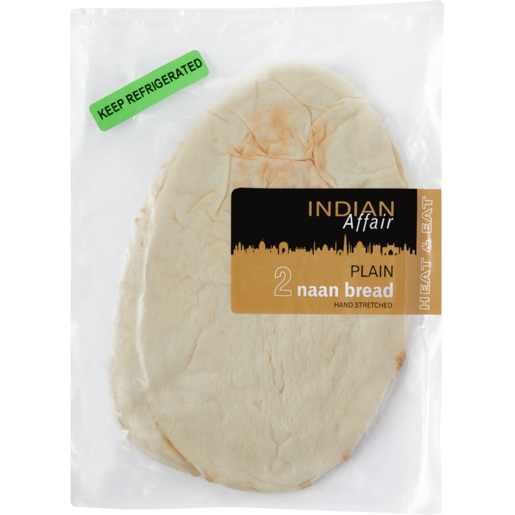 Indian Affair Plain Naan Bread 2 Pack