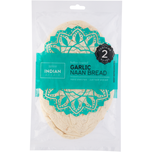 Indian Affair Garlic Naan Bread 2 Pack