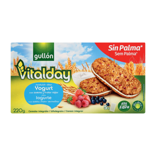 Gullόn Vitalday Berry Flavoured Biscuits 220g