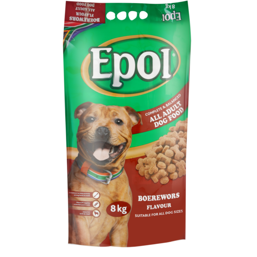 Epol Sizzling Boerewors Flavoured Adult Dog Food 8kg