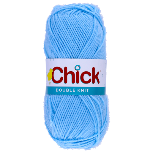 Chick Blue Double Knit Wool Single