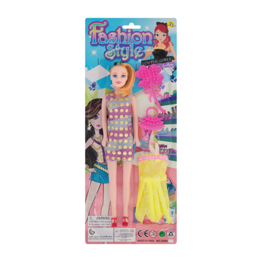 Fashion Style Fashion Doll with Accessories 29cm (Assorted Item - Supplied at Random)