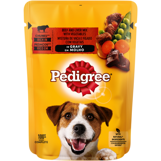 Pedigree Beef & Vegetable Dog Food Gravy Pouch 100g