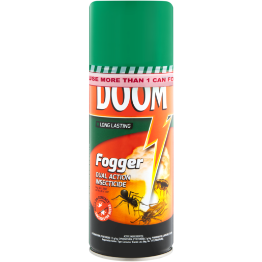 Doom Dual Action Fogger Insecticide 350ml 