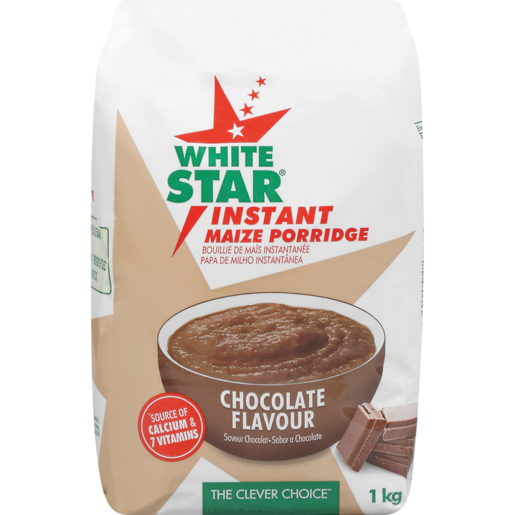 White Star Chocolate Flavoured Instant Maize Porridge 1kg