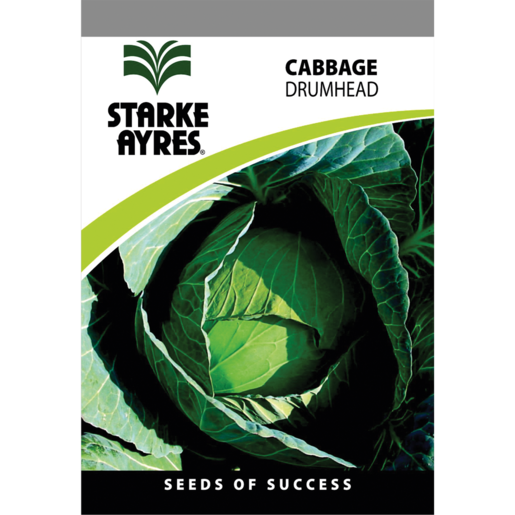 Starke Ayres Drumhead Cabbage Variety Vegetable Seeds