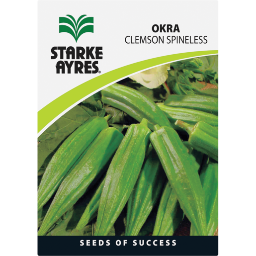 Starke Ayres Okra Variety Vegetable Seeds