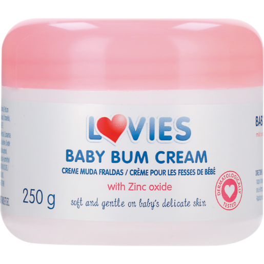 Lovies Baby Bum Cream Tub 250g