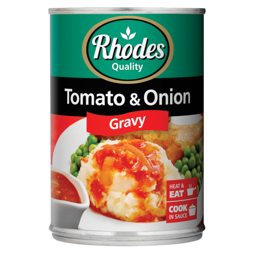 Rhodes Quality Tomato & Onion Gravy Can 410g