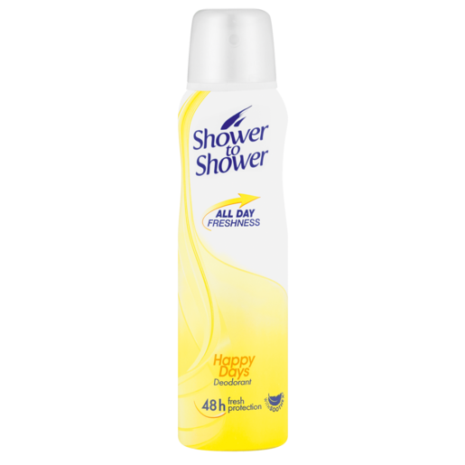 Shower to Shower Happy Days Ladies Deodorant 150ml