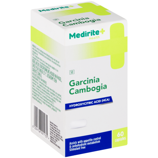 Medirite Pharmacy Garcinia Cambogia Weight Loss Capsules 60 Pack