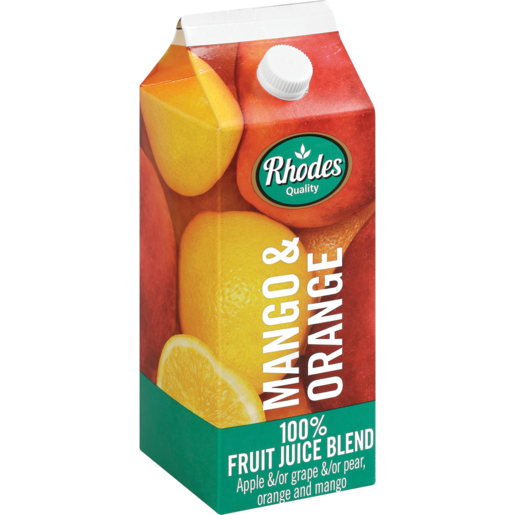 Rhodes Quality 100% Mango & Orange Juice 2L