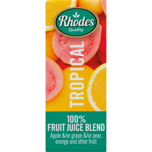 Rhodes 100% Tropical Fruit Juice Blend 200ml