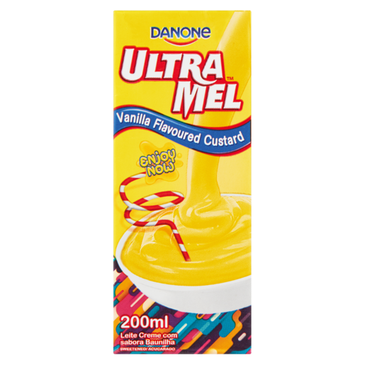 Danone Ultra Mel UHT Vanilla Custard 200ml