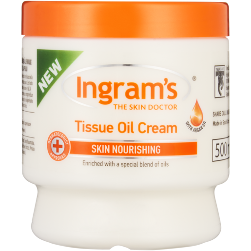 Ingram's Tissue Oil Body Cream 500ml