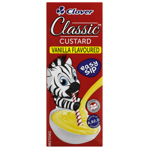 Clover Classic Vanilla Flavoured Custard 200ml