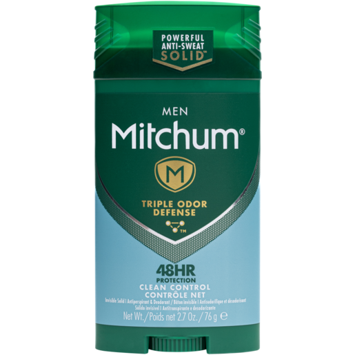 Mitchum MEN Clean Control Antiperspirant & Deodorant Invisible Solid 76g