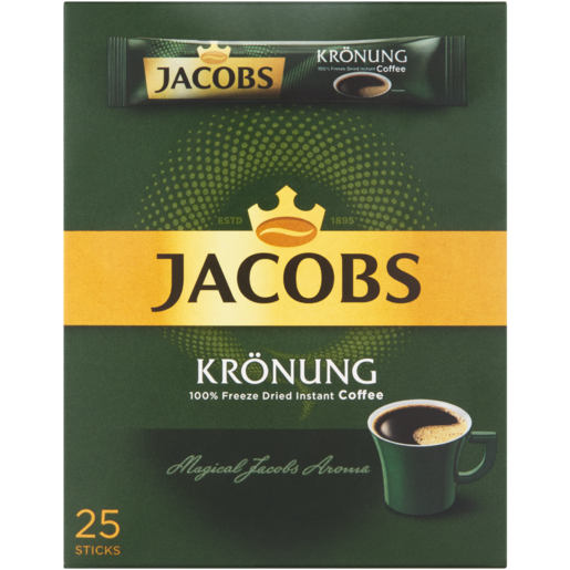 Jacobs Krönung Instant Coffee Sticks 25 Pack
