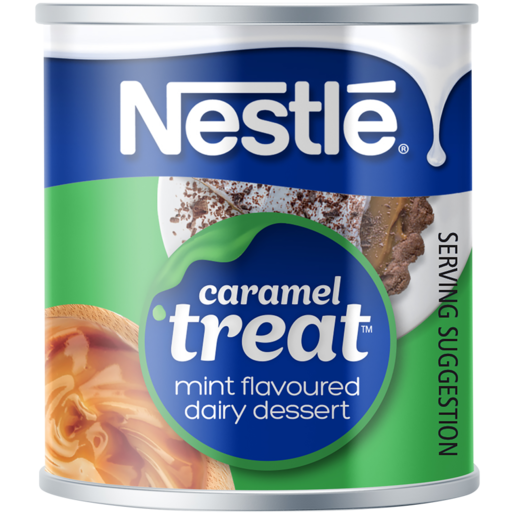 Nestlé Caramel Treat Mint Flavoured Dairy Dessert 360g