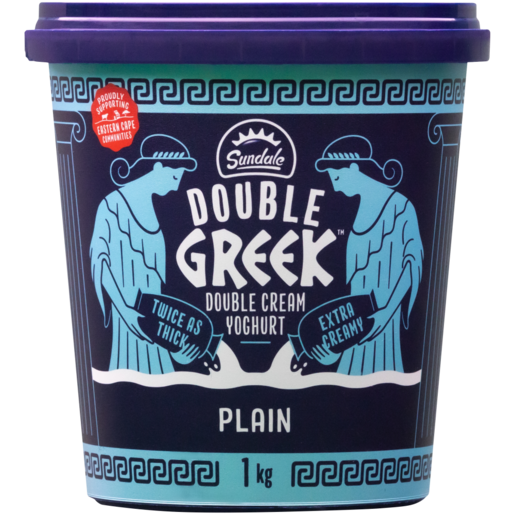 Sundale Double Cream Double Greek Plain Yoghurt 1kg