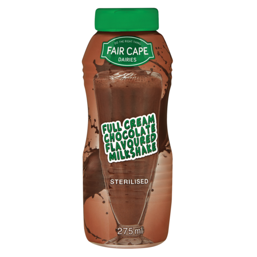 Fair Cape Dairies Full Cream Chocolate Flavoured Milkshake 275ml