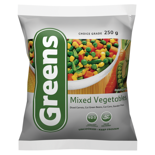 Greens Frozen Mixed Vegetables 250g