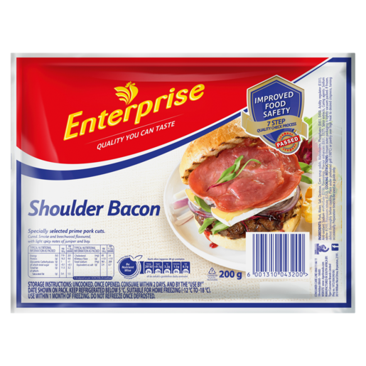 Enterprise Shoulder Bacon 200g
