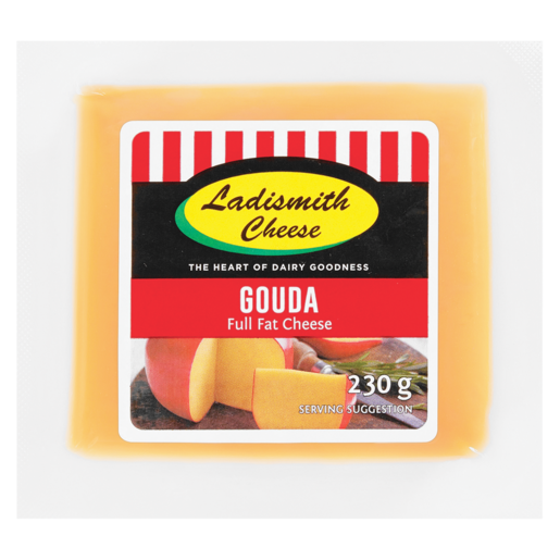 Ladismith Cheese Gouda Full Fat Cheese Pack 230g