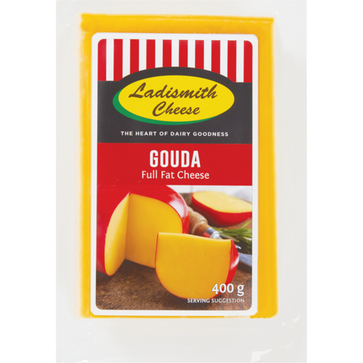 Ladismith Cheese Full Fat Gouda Cheese Pack 400g