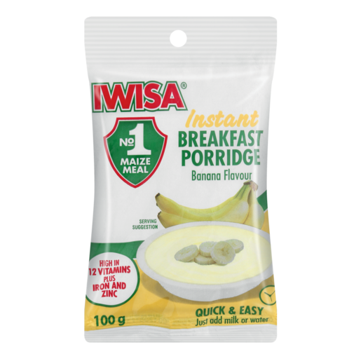 Iwisa No.1 Banana Flavoured Instant Breakfast Porridge 100g