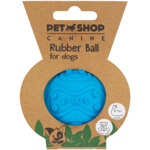 Petshop Rubber Pimple Ball Dog Toy (Assorted Item - Supplied At Random)