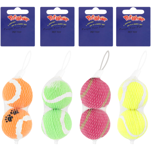 Petshop Mini Tennis Balls 2 Pack (Assorted Item - Supplied At Random)