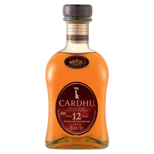 Cardhu 12 Year Old Single Malt Scotch Whisky Bottle 750ml