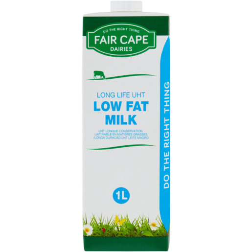 Fair Cape Dairies Ecofresh UHT Long Life Low Fat Milk 1L